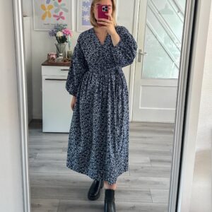 Wrap Dress - Navy Floral