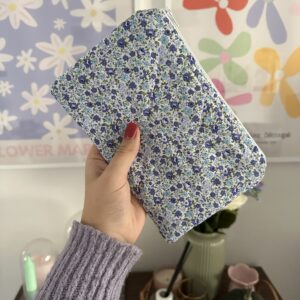 Blue Floral Pouch / Ereader Case