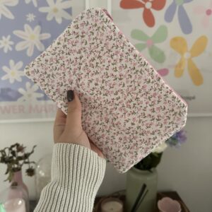 Ditsy Pink Floral Pouch / Ereader Case