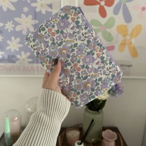 Purple Floral Pouch / Ereader Case