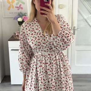 Wrap Dress - Cherry