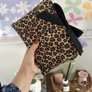 Leopard Book Sleeve