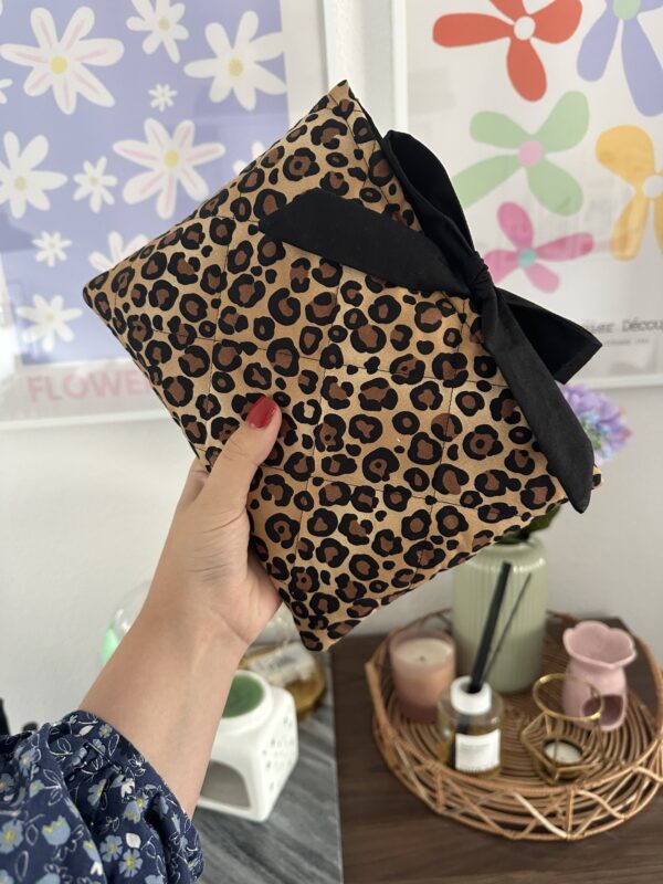 Leopard Book Sleeve