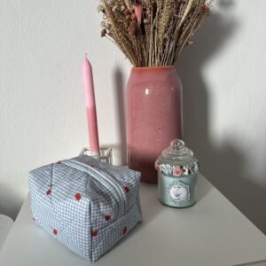 Cherry Blue Makeup Bag