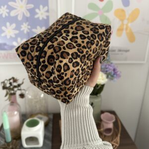 Leopard Makeup Bag
