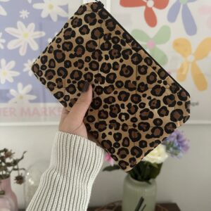 Leopard Print Pouch / Ereader Case