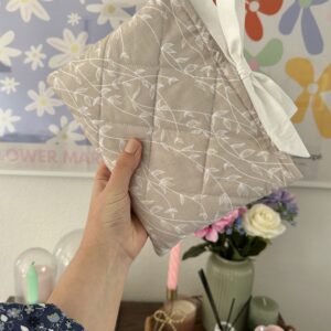 Beige Vines Book Sleeve